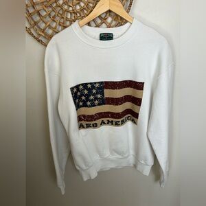 American Eagle Outfitters White Crewneck
